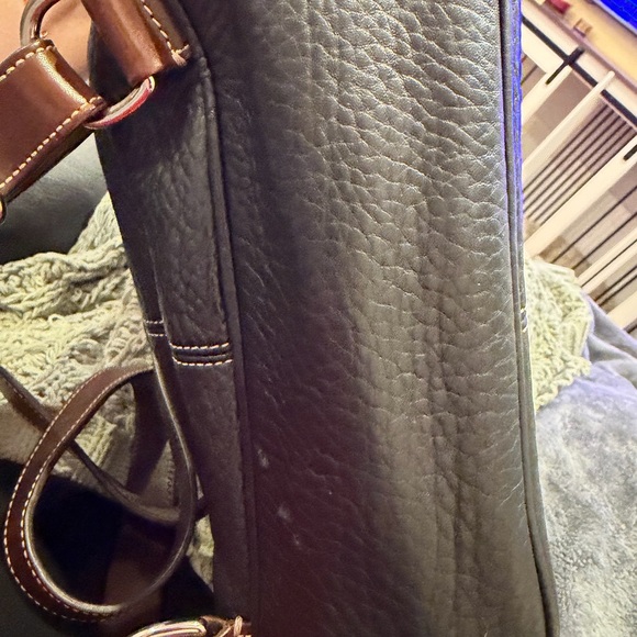 EUC Vintage Y2K Dooney & Bourke Black Pebbled Leather Backpack - Picture 11 of 13
